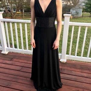 Black formal gown